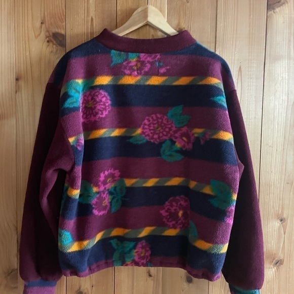 Vintage Malden Polarlite 90s Fleece Pullover Sun Valley - Picture 5 of 6